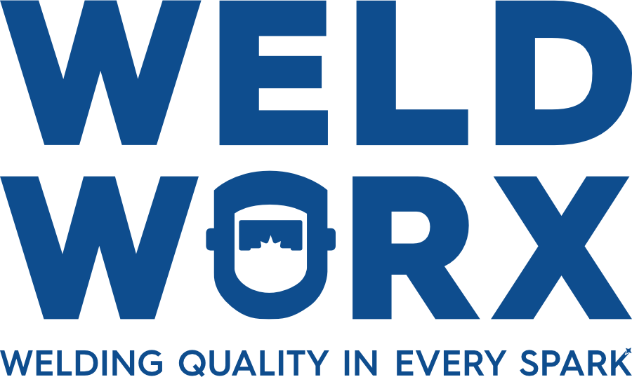 Weldworx Blue Slogan Logo